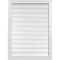 Ekena Millwork Vertical Surface Mount PVC Gable Vent: Functional, w/ 2"W x 1-1/2"P Brickmould Frame, 28"W x 38"H GVPVE28X3802SF - alternate 1